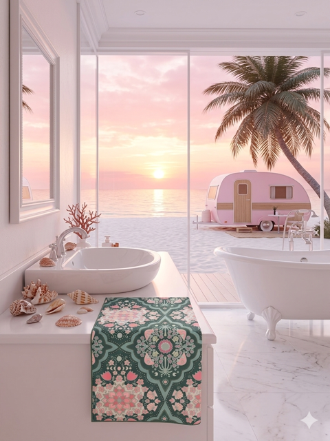 Boho sky Hand Towel