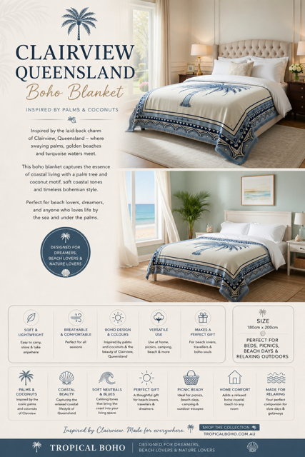 Clairview Boho Blanket XL